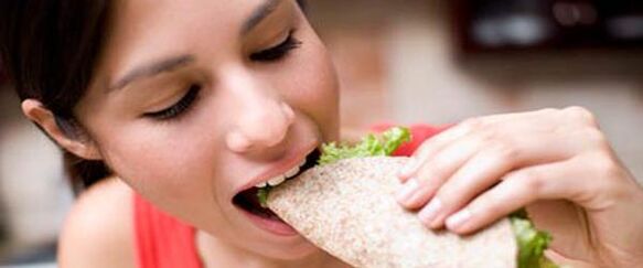 abandon a strict diet