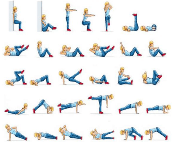 Weight loss training at home